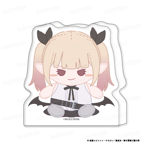 姫様“拷問”の時間です_おすわりもふりん アクリルminiブロック【バニラ・ぺシュッツ】