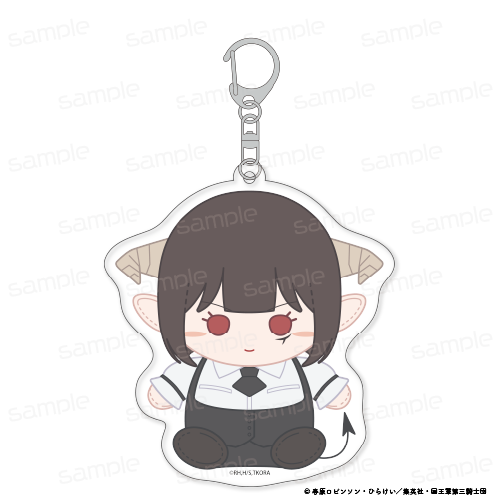 姫様“拷問”の時間です_おすわりもふりん アクリルキーホルダー【トーチャー・トルチュール】