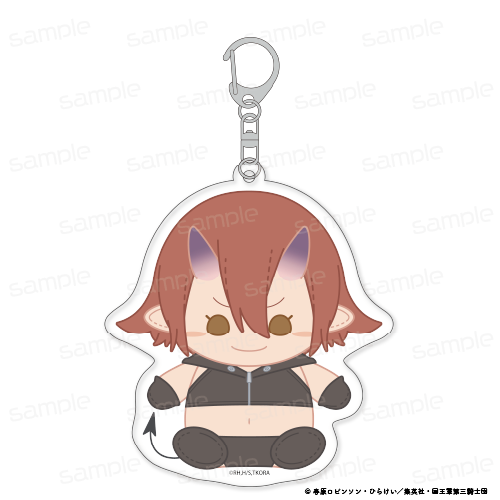 姫様“拷問”の時間です_おすわりもふりん アクリルキーホルダー【陽鬼】