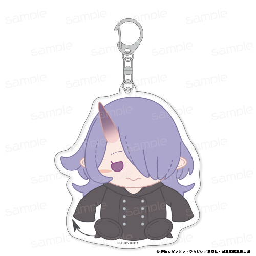 姫様“拷問”の時間です_おすわりもふりん アクリルキーホルダー【陰鬼】