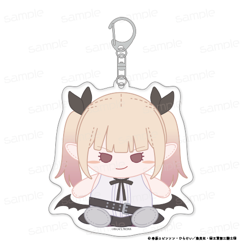 姫様“拷問”の時間です_おすわりもふりん アクリルキーホルダー【バニラ・ぺシュッツ】