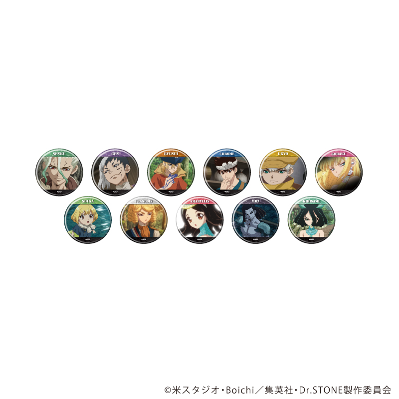 Dr.STONE_缶バッジ38/コンプリートセット(全11種)(場面写イラスト)【コンプリートセット／11個入り】