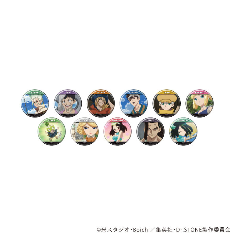 Dr.STONE_缶バッジ39/コンプリートセット(全11種)(場面写イラスト)【コンプリートセット／11個入り】