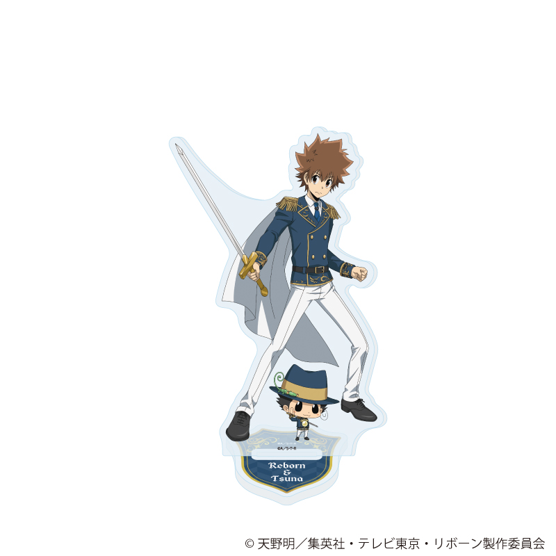 家庭教師ヒットマンREBORN!_アクリルスタンド113/リボーン&沢田綱吉 騎士Ver.(描き下ろしイラスト)