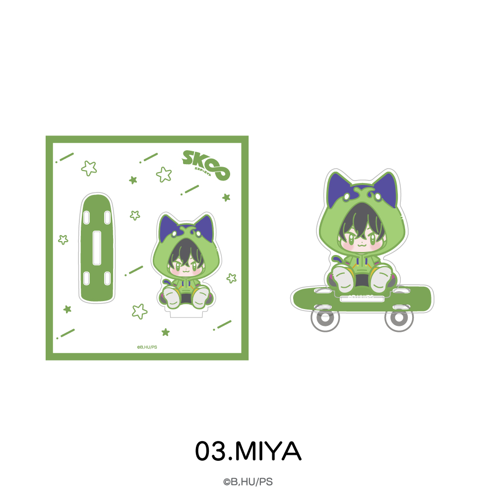 SK∞エスケーエイト_スケボーアクリルスタンド 03.MIYA