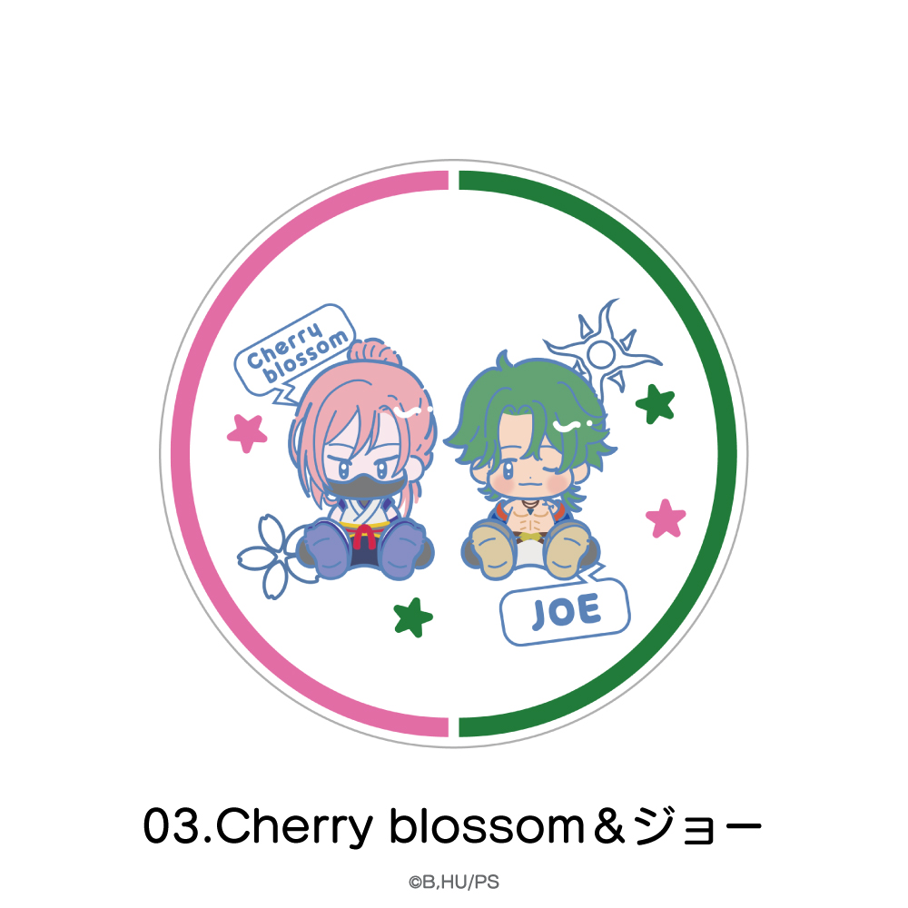 SK∞エスケーエイト_アクリルコースター 03.Cherry blossom＆ジョー