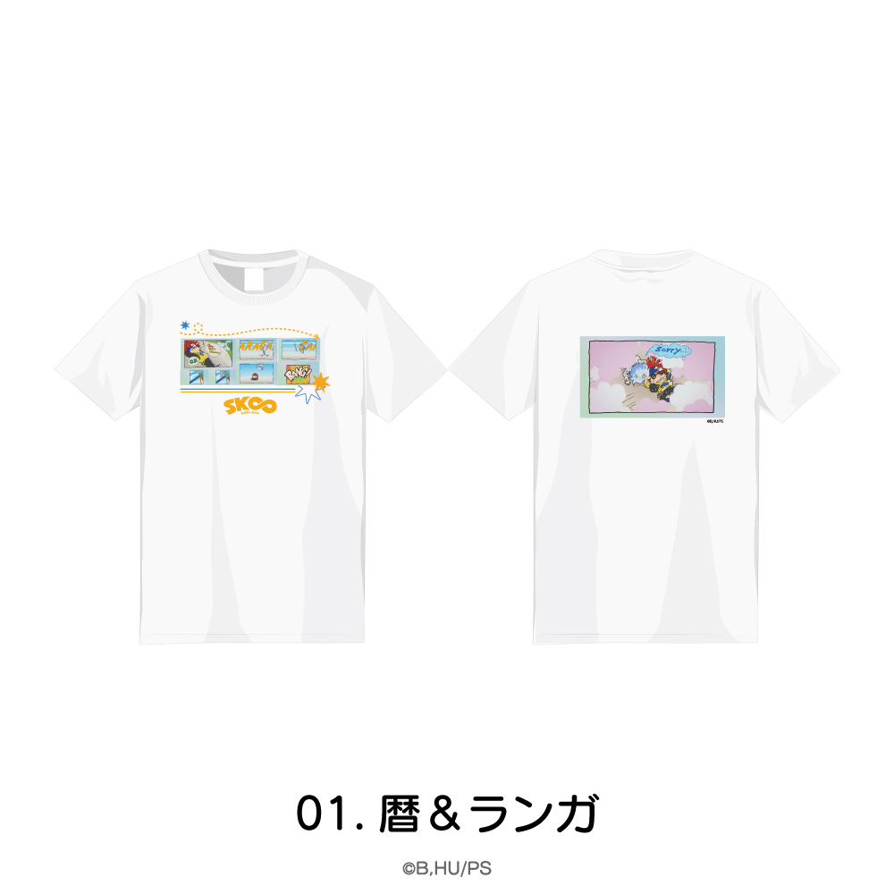 SK∞エスケーエイト_Sサイズ_Tシャツ 01.暦＆ランガ