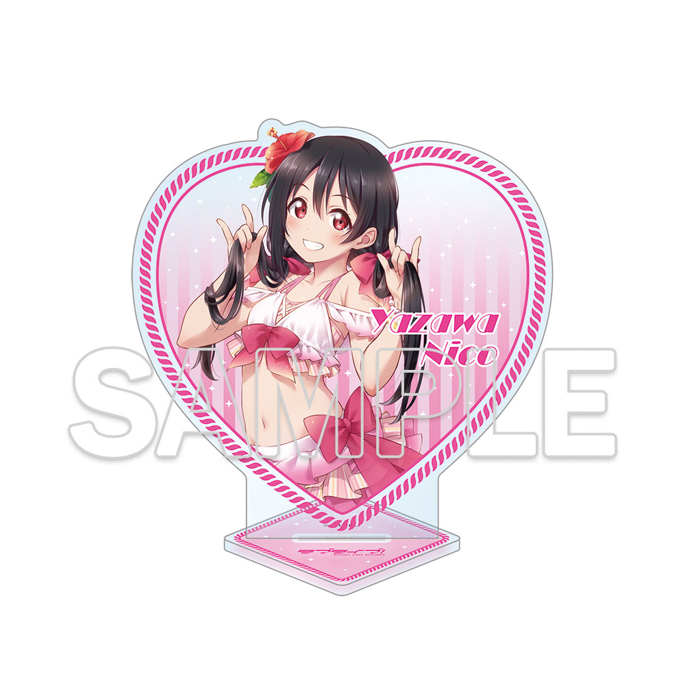 ラブライブ！_ハート型ラメ入りアクリルスタンド　矢澤にこ