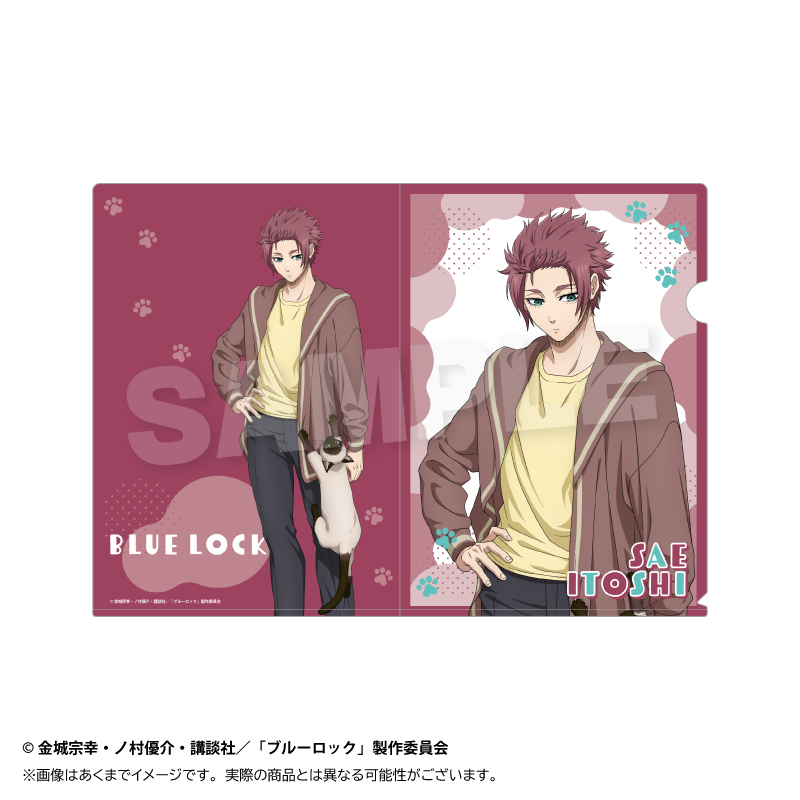 ブルーロック_クリアファイル　猫と戯れver.　糸師 冴
