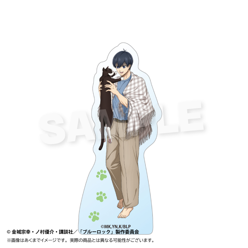 ブルーロック_アクリルブロック　猫と戯れver.　潔 世一