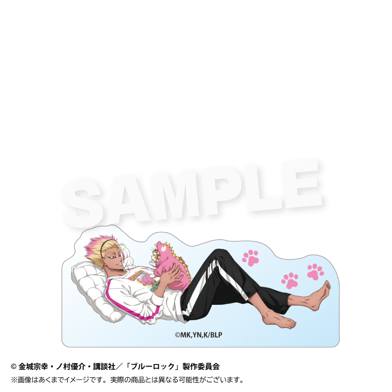 ブルーロック_アクリルブロック　猫と戯れver.　士道 龍聖