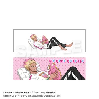 ブルーロック_ロングクッションカバー 猫と戯れver. 士道 龍聖