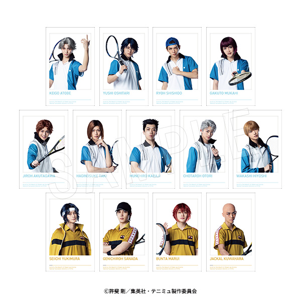 ミュージカル テニスの王子様 4thシーズン 全国大会 青学(せいがく)vs氷帝_ポラショットコレクション 氷帝&立海【OPP/13枚入り】