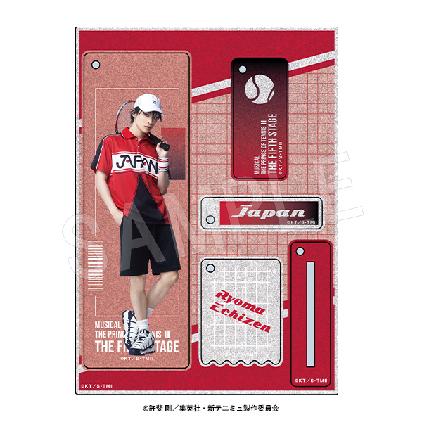 ミュージカル 新テニスの王子様 The Fifth Stage_ラメアクリルスタンドキーホルダー 越前リョーマ