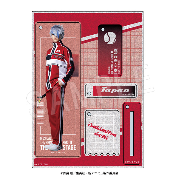 ミュージカル 新テニスの王子様 The Fifth Stage_ラメアクリルスタンドキーホルダー 越知月光