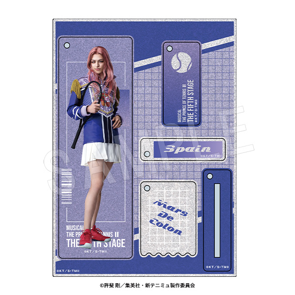 ミュージカル 新テニスの王子様 The Fifth Stage_ラメアクリルスタンドキーホルダー マルス・デ・コロン