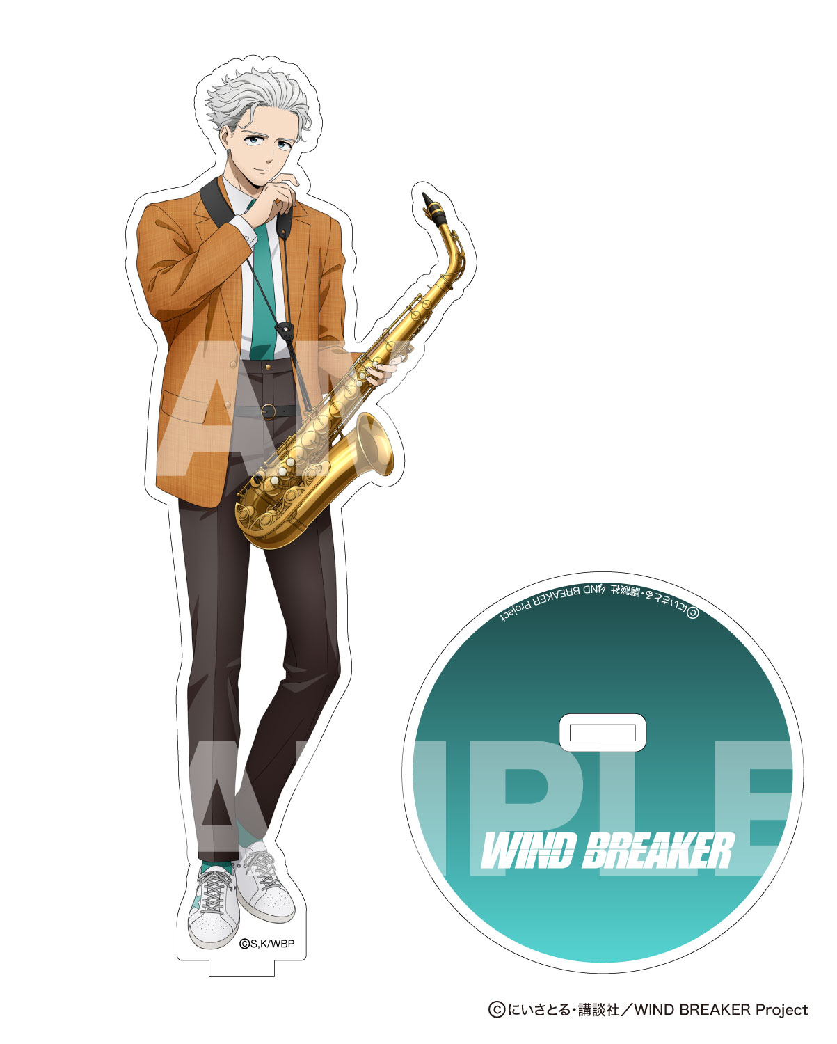 WIND BREAKER_描きおろしクリアスタンド 梅宮