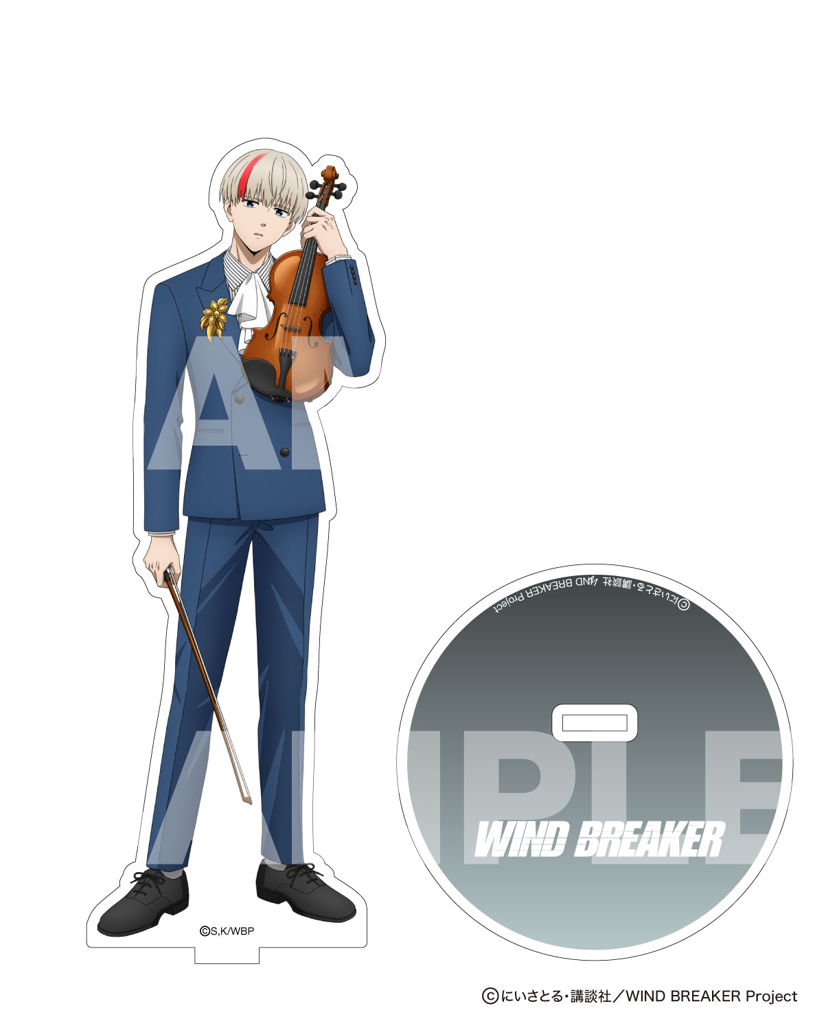 WIND BREAKER_描きおろしクリアスタンド 梶