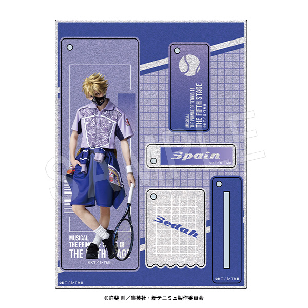 ミュージカル 新テニスの王子様 The Fifth Stage_ラメアクリルスタンドキーホルダー セダ