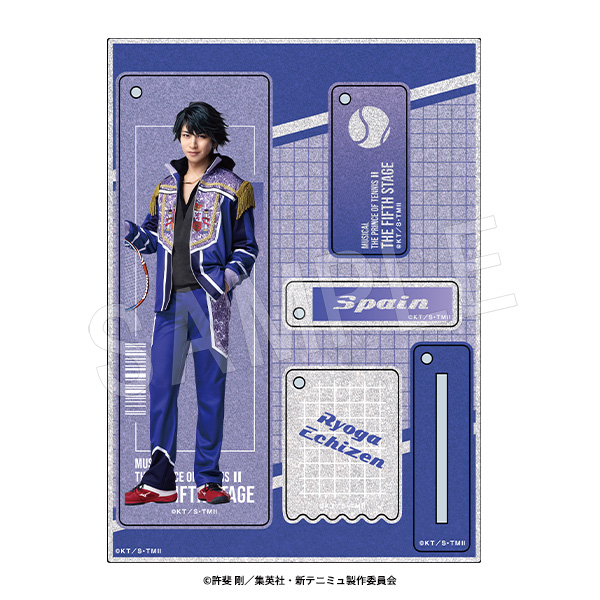ミュージカル 新テニスの王子様 The Fifth Stage_ラメアクリルスタンドキーホルダー 越前リョーガ