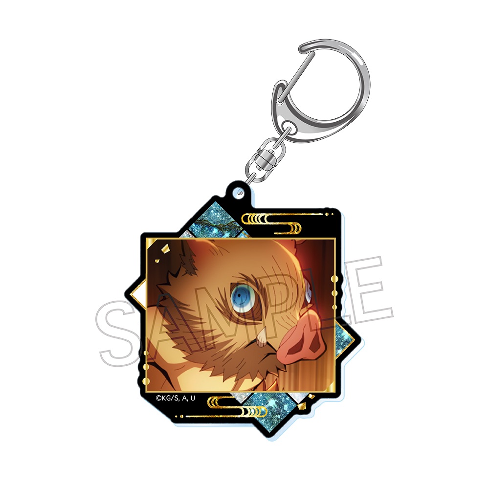 鬼滅の刃_螺鈿風シリーズ アクリルキーホルダー Vol.5 嘴平伊之助