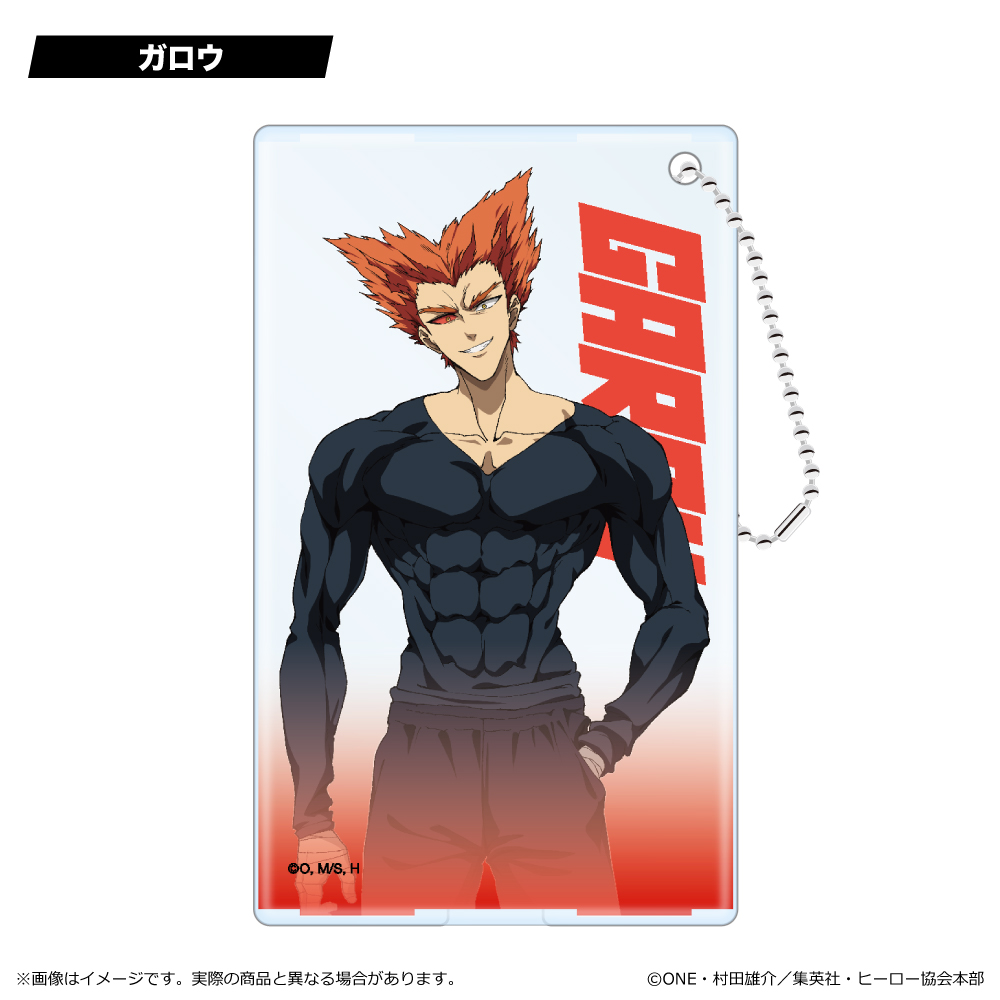 ワンパンマン_クリアパスケース/ガロウ