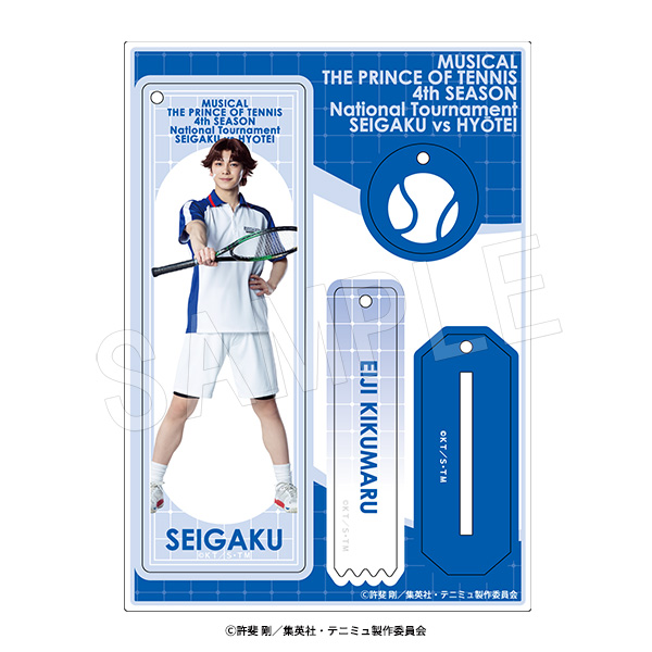 ミュージカル テニスの王子様 4thシーズン 全国大会 青学(せいがく)vs氷帝_ラメアクリルスタンドキーホルダー 菊丸英二