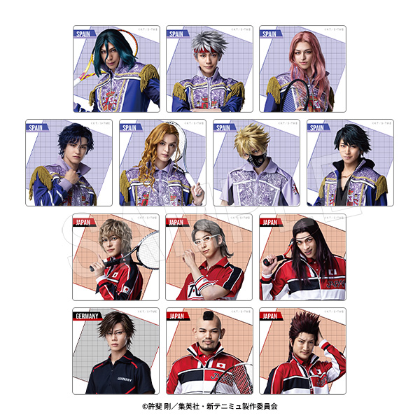 ミュージカル 新テニスの王子様 The Fifth Stage_トレーディングアクリルバッジ スペイン&公演替わり出演【OPP／13個入り】