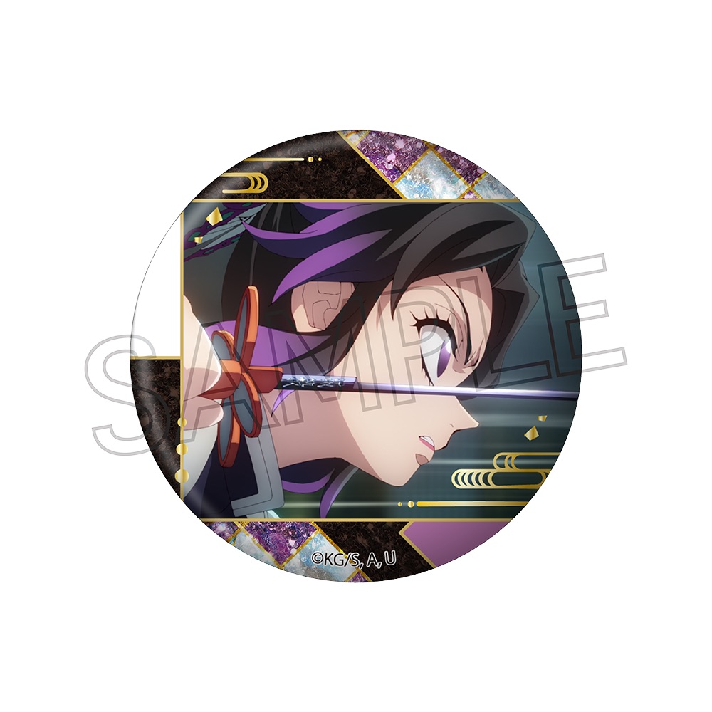 鬼滅の刃_螺鈿風シリーズ 缶バッジ Vol.5 胡蝶しのぶ