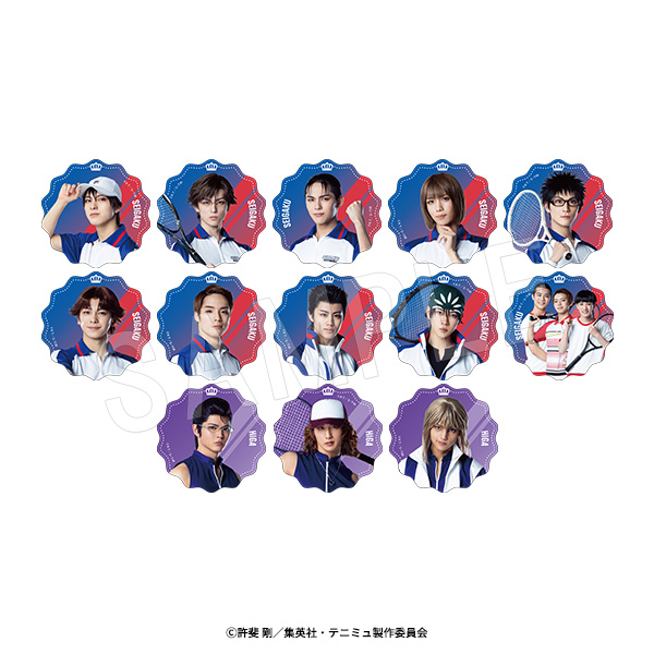 ミュージカル テニスの王子様 4thシーズン 全国大会 青学(せいがく)vs氷帝_トレーディングアクリルバッジ 青学(せいがく)&比嘉【BOX/13個入り】