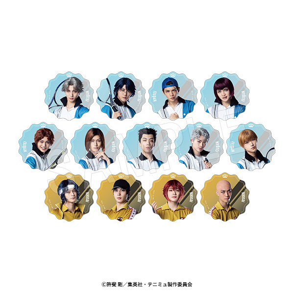 ミュージカル テニスの王子様 4thシーズン 全国大会 青学(せいがく)vs氷帝_トレーディングアクリルバッジ 氷帝&立海【BOX/13個入り】