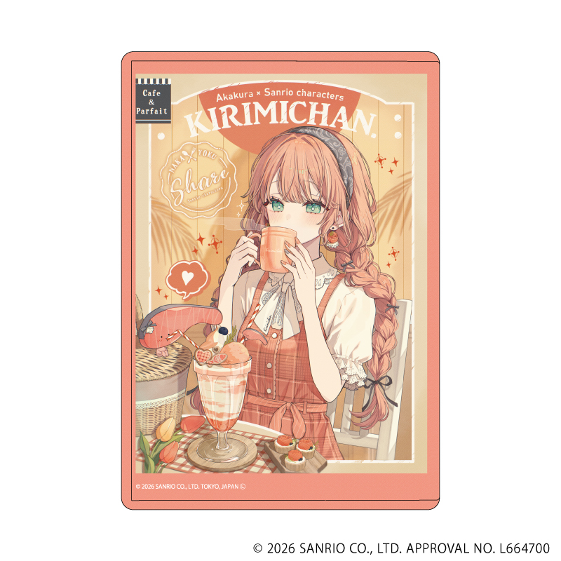 赤倉×サンリオキャラクターズ_キャラクリアケース40/KIRIMIちゃん.(コラボイラスト)
