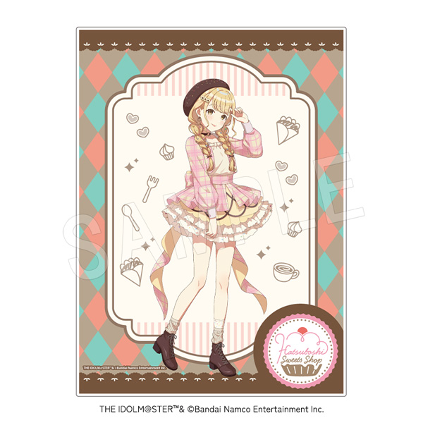 学園アイドルマスター_メニューブック風ホロアクリルアートパネル スイーツVer. 藤田ことね