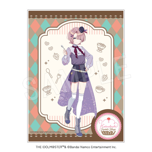 学園アイドルマスター_メニューブック風ホロアクリルアートパネル スイーツVer. 有村麻央