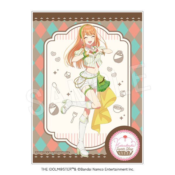 学園アイドルマスター_メニューブック風ホロアクリルアートパネル スイーツVer. 紫雲清夏