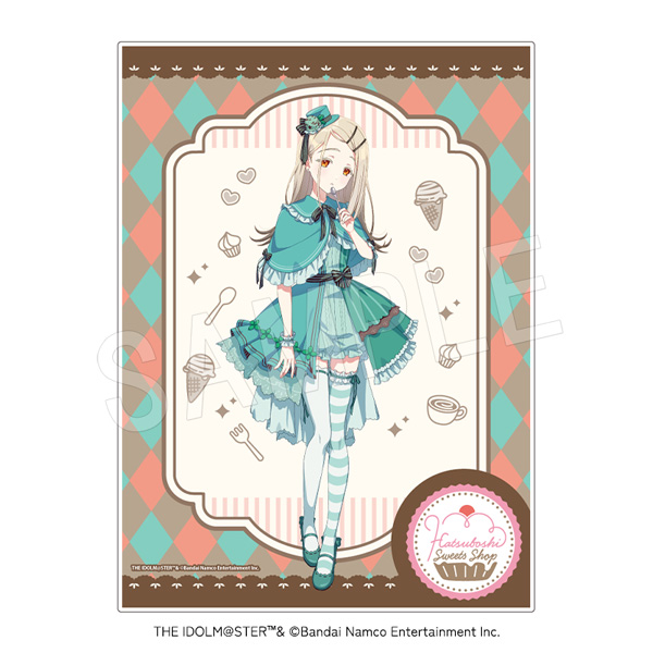学園アイドルマスター_メニューブック風ホロアクリルアートパネル スイーツVer. 篠澤広