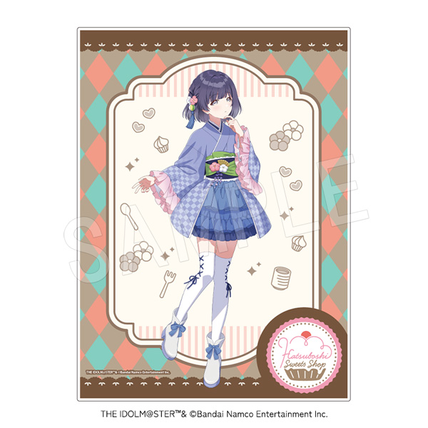 学園アイドルマスター_メニューブック風ホロアクリルアートパネル スイーツVer. 秦谷美鈴