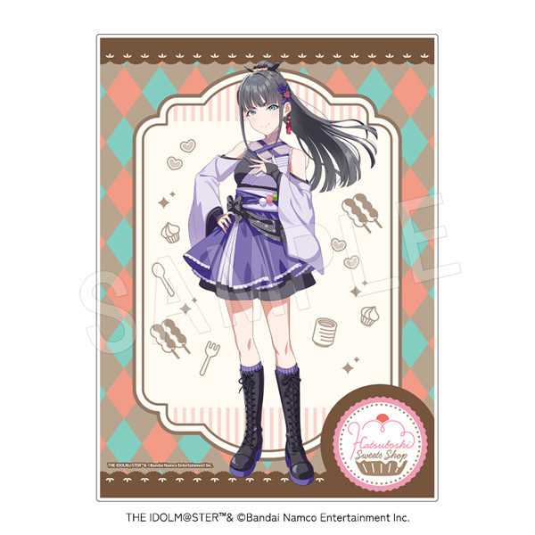 学園アイドルマスター_メニューブック風ホロアクリルアートパネル スイーツVer. 雨夜燕