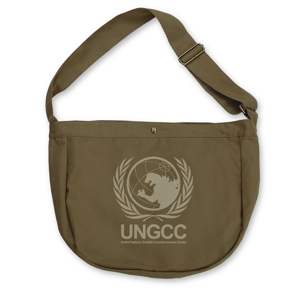 ゴジラ_国連G対策センター ニュースペーパーバッグ/MOSS