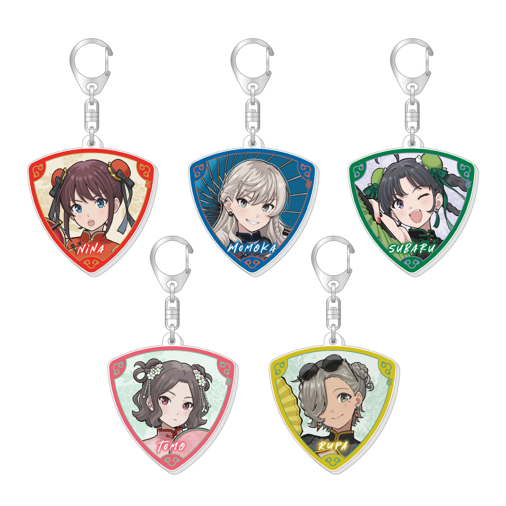 ガールズバンドクライ_トレーディングピック型アクリルキーホルダー　【コンプリートBOX／5個入り】