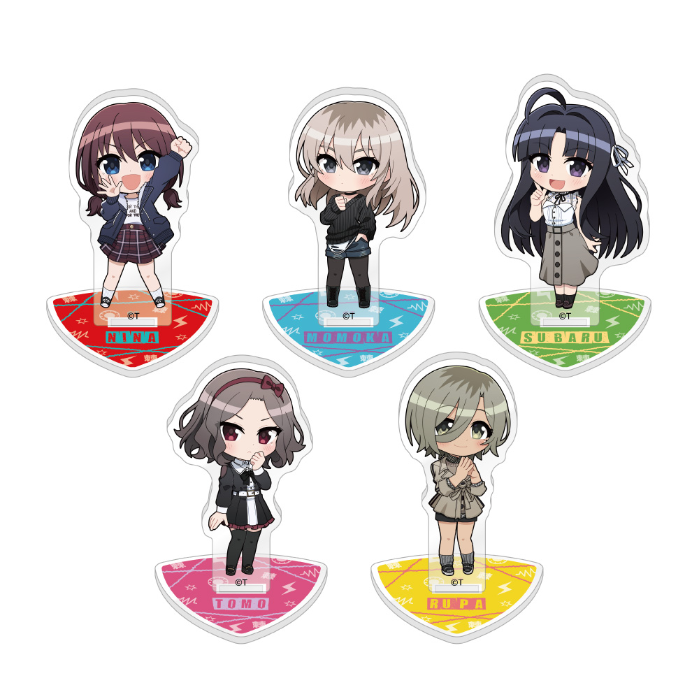 ガールズバンドクライ_トレーディングちびキャラアクリルスタンド　【コンプリートBOX／5個入り】