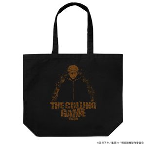 呪術廻戦_死滅回游 虎杖 悠仁 ラージトート/BLACK