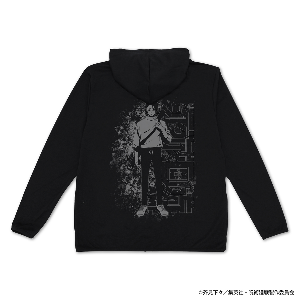 呪術廻戦_XXLサイズ_死滅回游 乙骨 憂太 薄手ドライパーカー/BLACK
