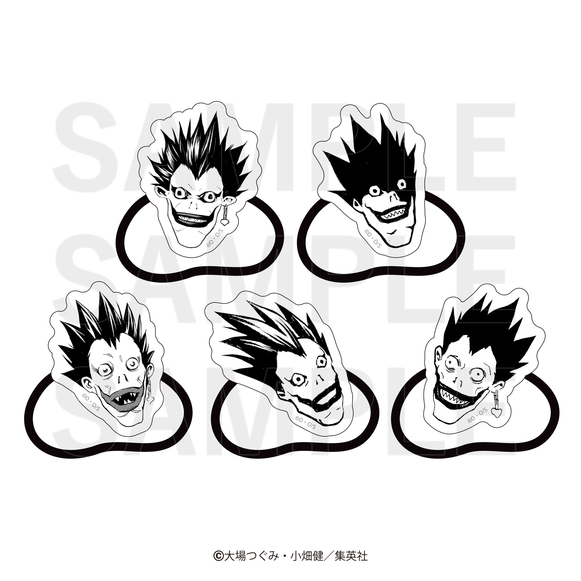 DEATH NOTE_トレーディングヘアゴム(全5種)　　【BOX／5個入り】