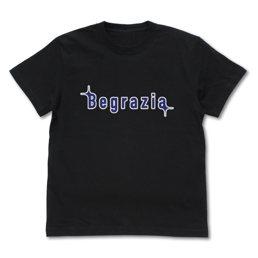 学園アイドルマスター_Sサイズ_Begrazia Tシャツ/BLACK