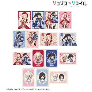 リコリス・リコイル_描き下ろし&ちびキャラ スイーツ衣装/メルヘンメイドver. トレーディングブロマイド(単位/コンプリートBOX／15個入り)