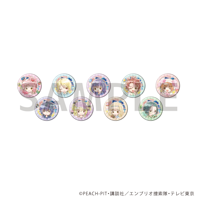 しゅごキャラ！_(57mm)_ホログラム缶バッジ03/お泊り会ver. コンプリートセット(全9種)(グラフアートイラスト)【コンプリートセット/9個入り】