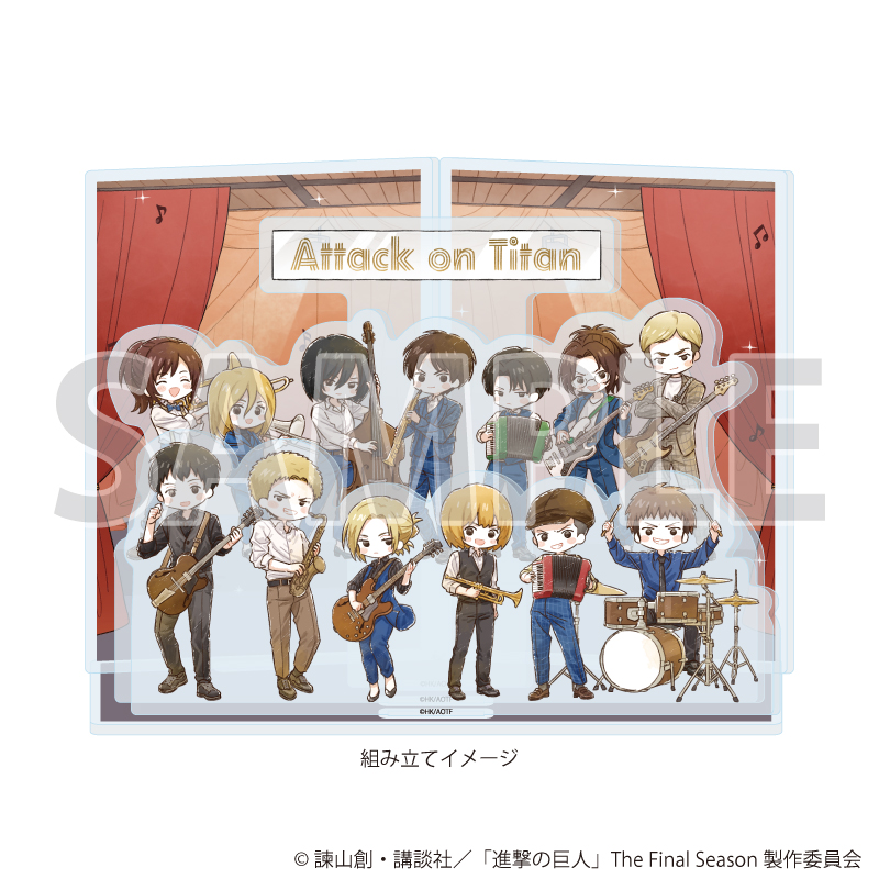 進撃の巨人_アクリルジオラマ02/ジャズver.(グラフアートイラスト)