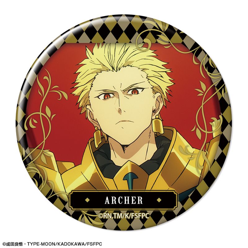 匿名配送/Fate/staynight[UBW] アーチャー　　缶バッジ Fate 人気投票 アーチャー 缶バッジ 【公式通販】