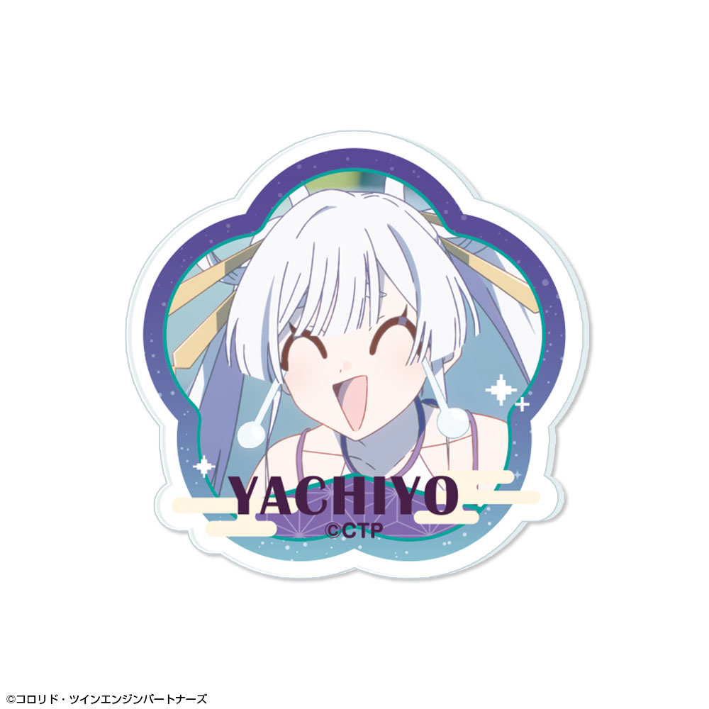 超かぐや姫！_アクリルバッジ デザイン10(月見ヤチヨ)